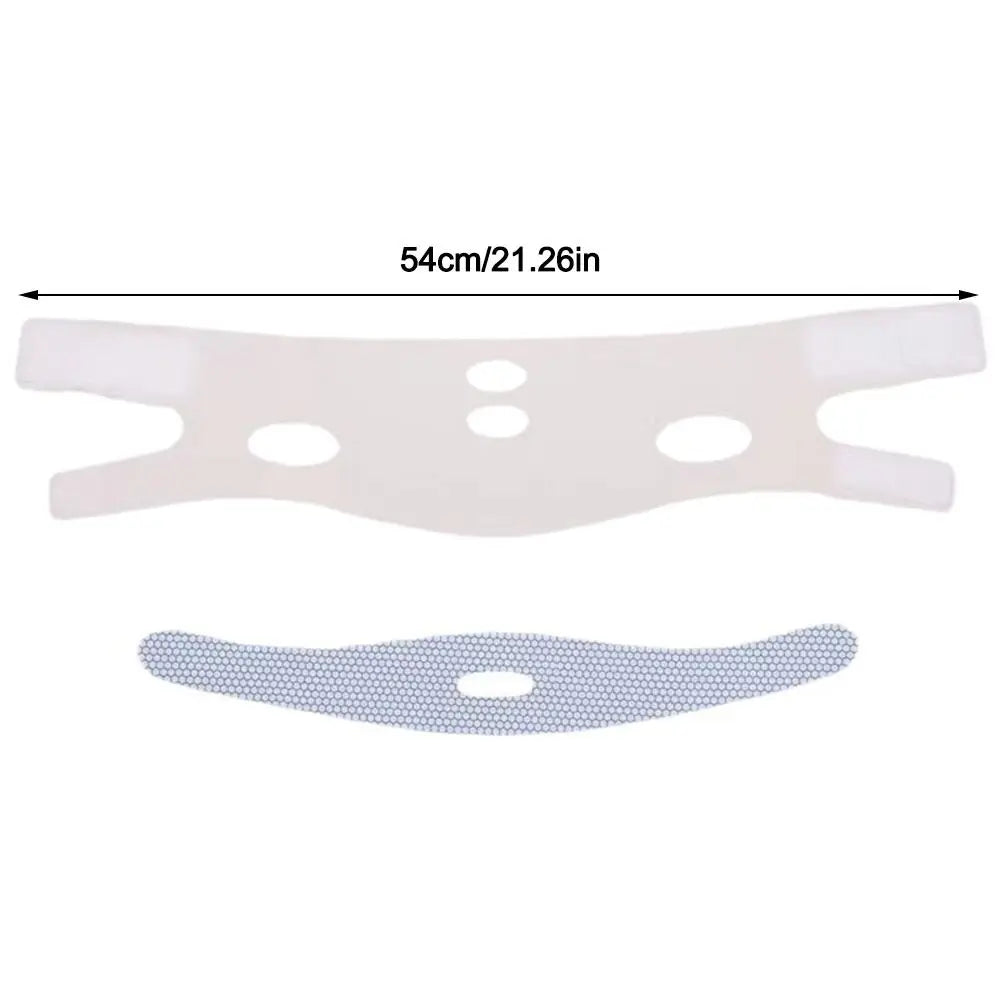 Adjustable Face Sculpting Sleep Mask Breathable Elastic V Line Shaping Mask Slimming Strap Skin Care Lifting Tightening Mask