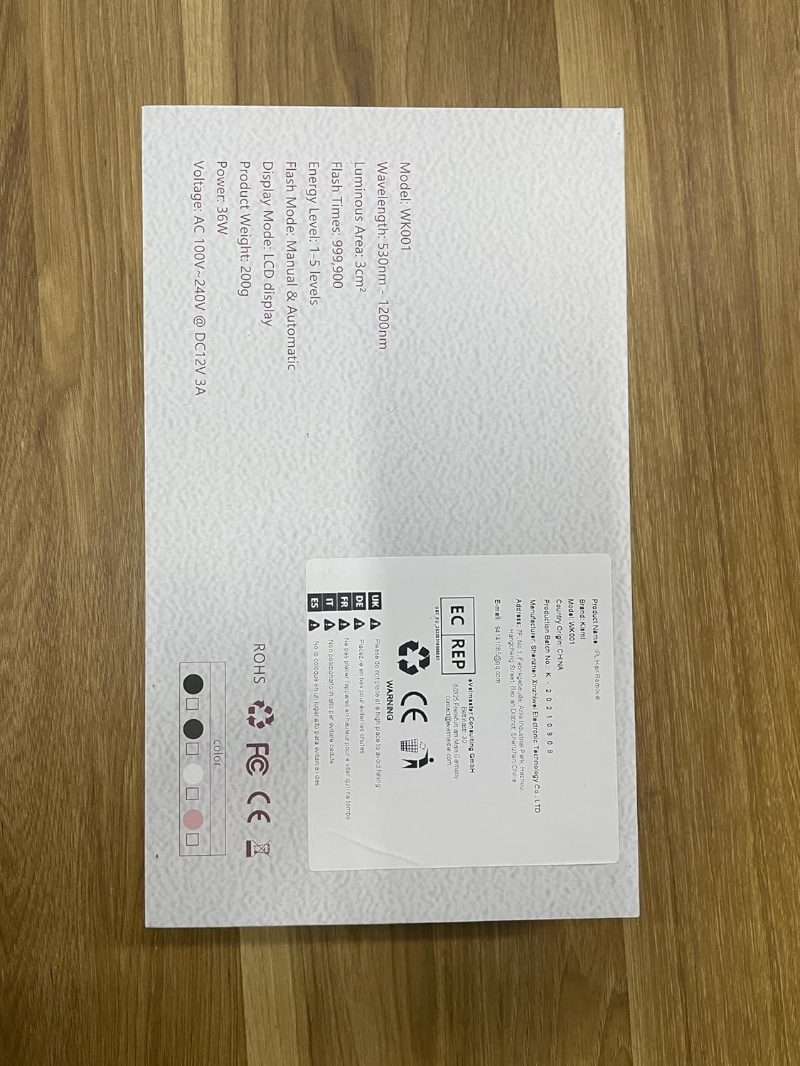 Épilateur Lumière Pulsée IPL , Dépilateur Laser Définitif Femme Homme, 999900 Flash, 5 Niveaux, 2 Modes, Épilation Indolore Pour Visage Corps Jambes Bras Aisselles Bikini